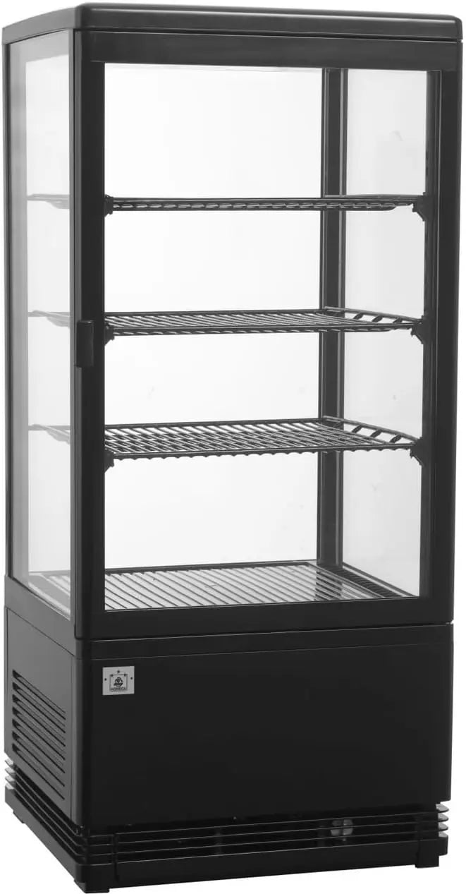 METRO Professional vitrine réfrigérée GGC2078B, capacité 78 L, dimensions 42,8 x 38,6 x 96 cm, réglage adaptable, coloris noir