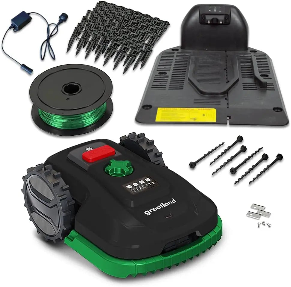 robot tondeuse 18cm, pour entretenir automatiquement la pelouse