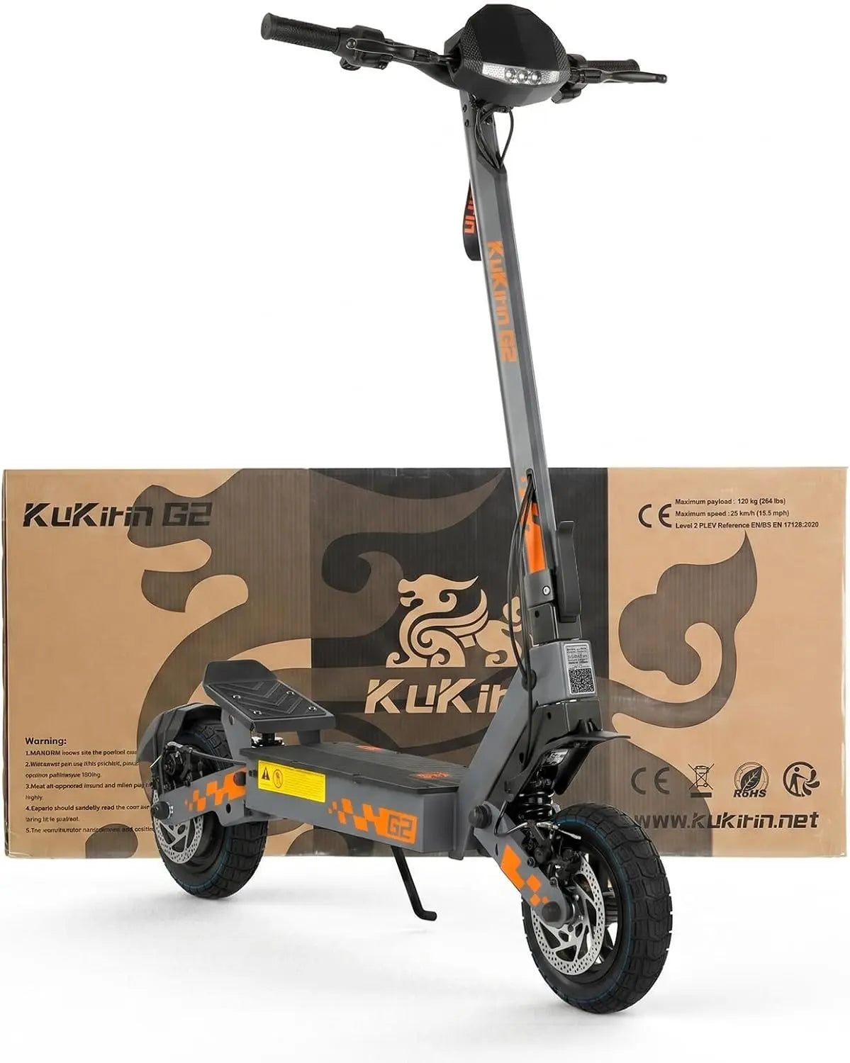 KuKirin batterie rechargeable 55km, conception pliable