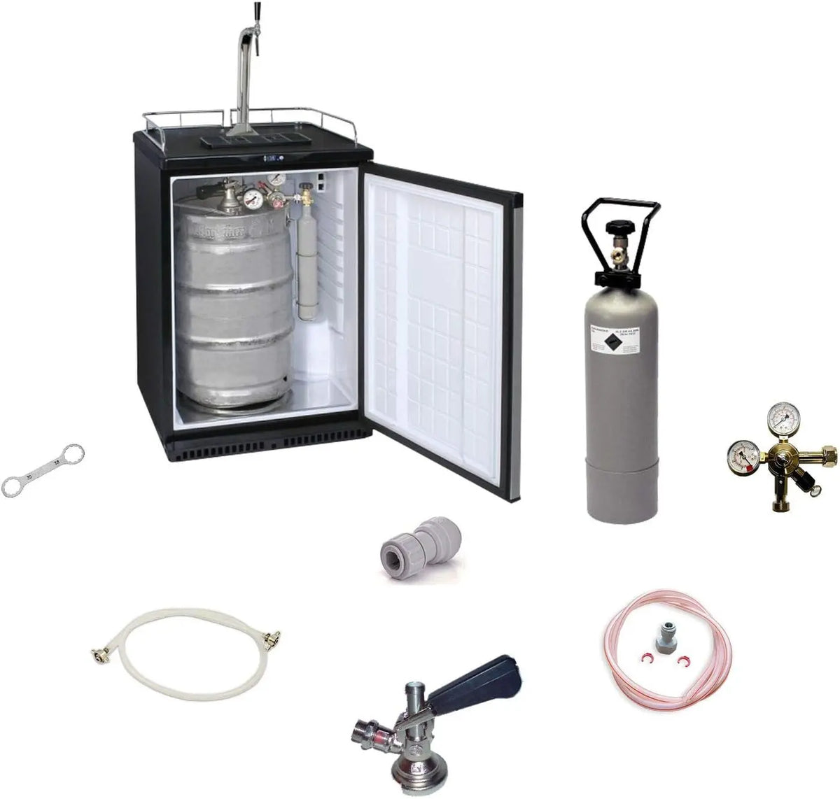 ich-zapfe réfrigérateur, capacité 50 L