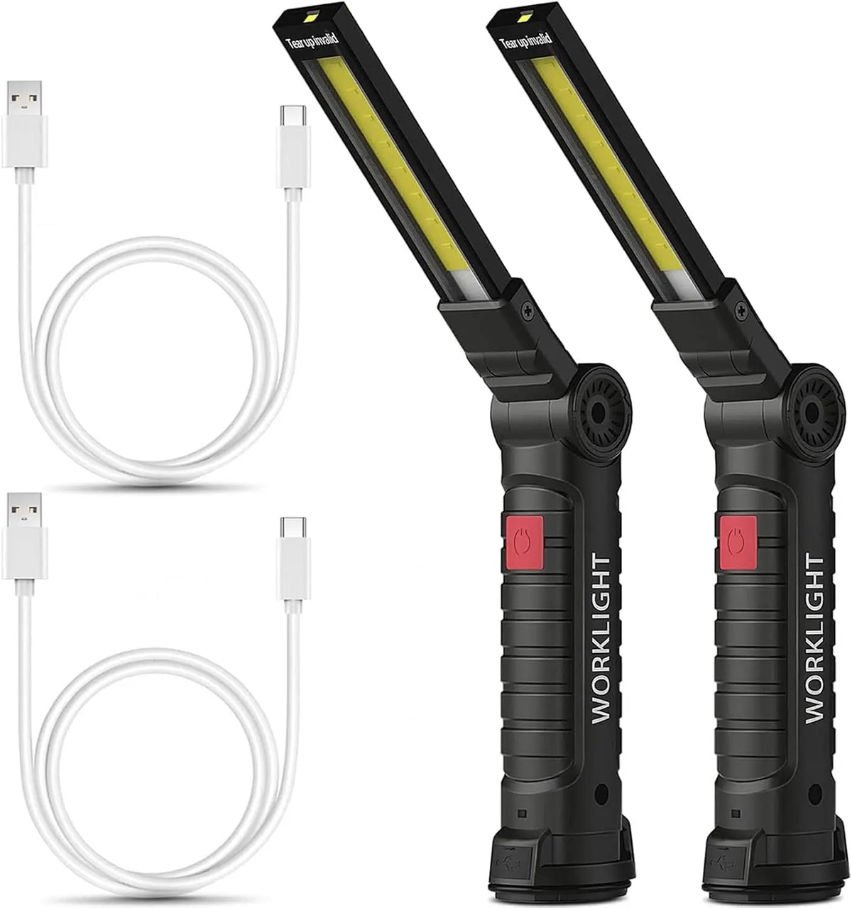lampe LED rechargeable, coloris noir