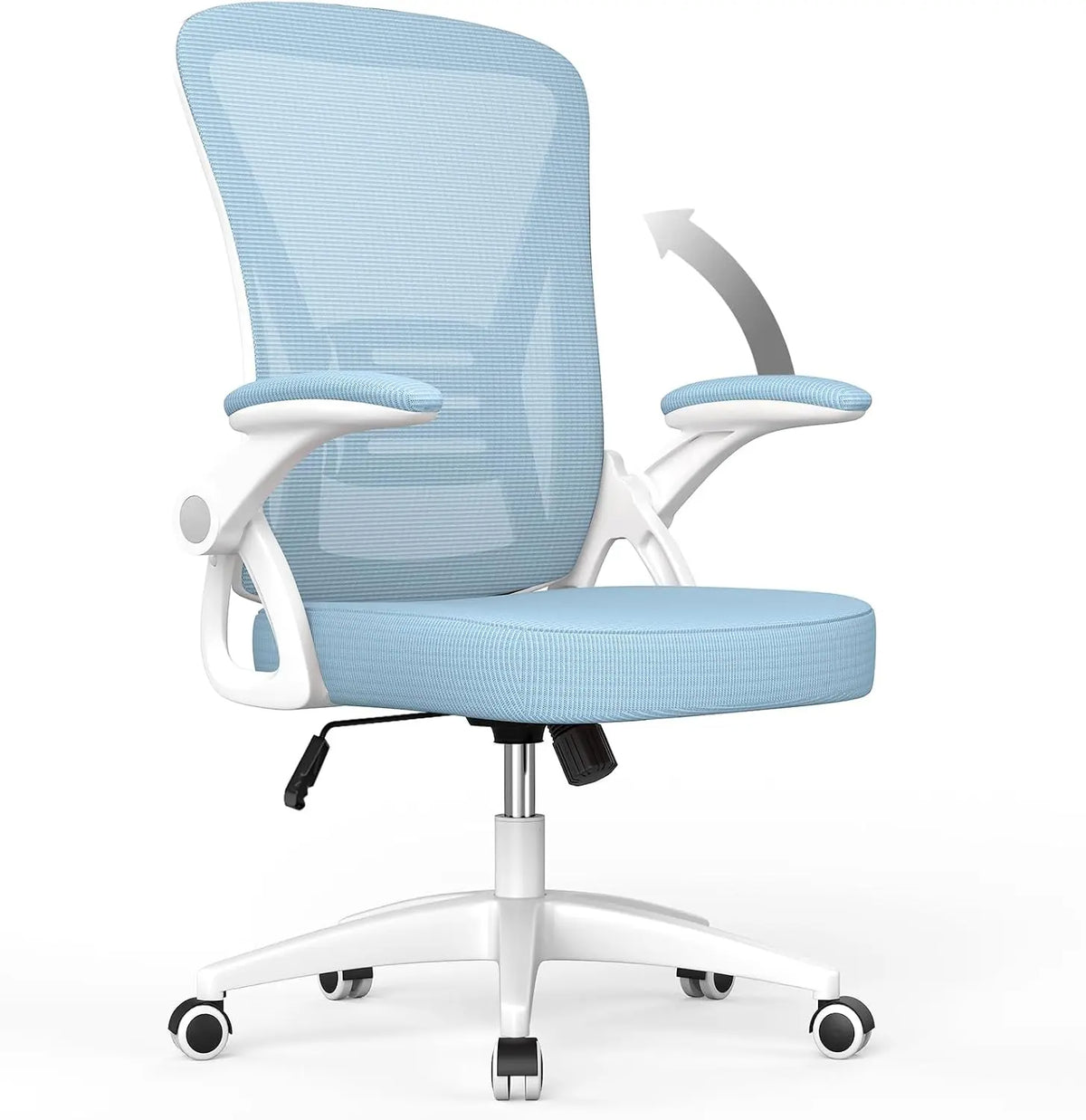 naspaluro fauteuil de bureau ergonomique, coloris bleu