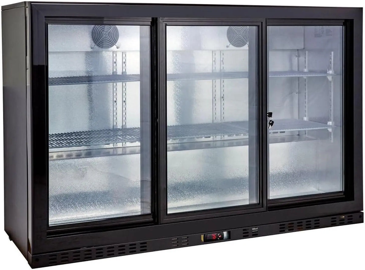 GastroHero réfrigérateur, capacité 320 L, coloris noir