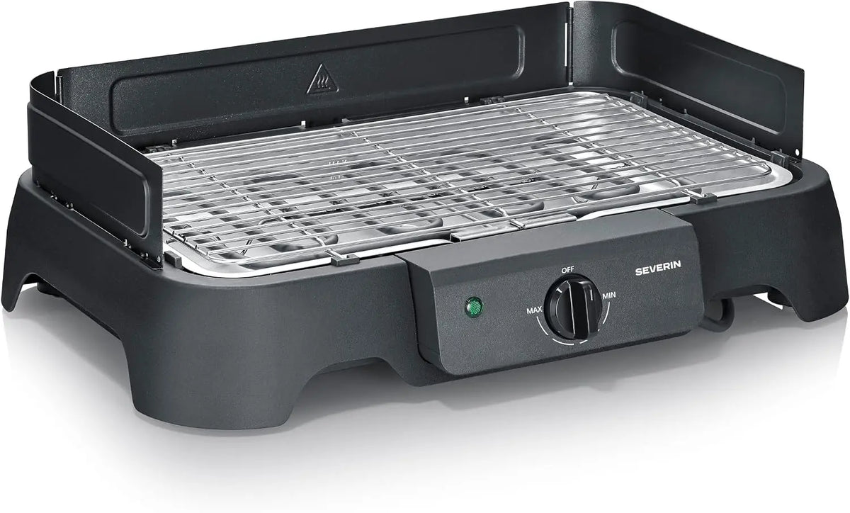 Severin barbecue, puissance 2000 W, coloris noir