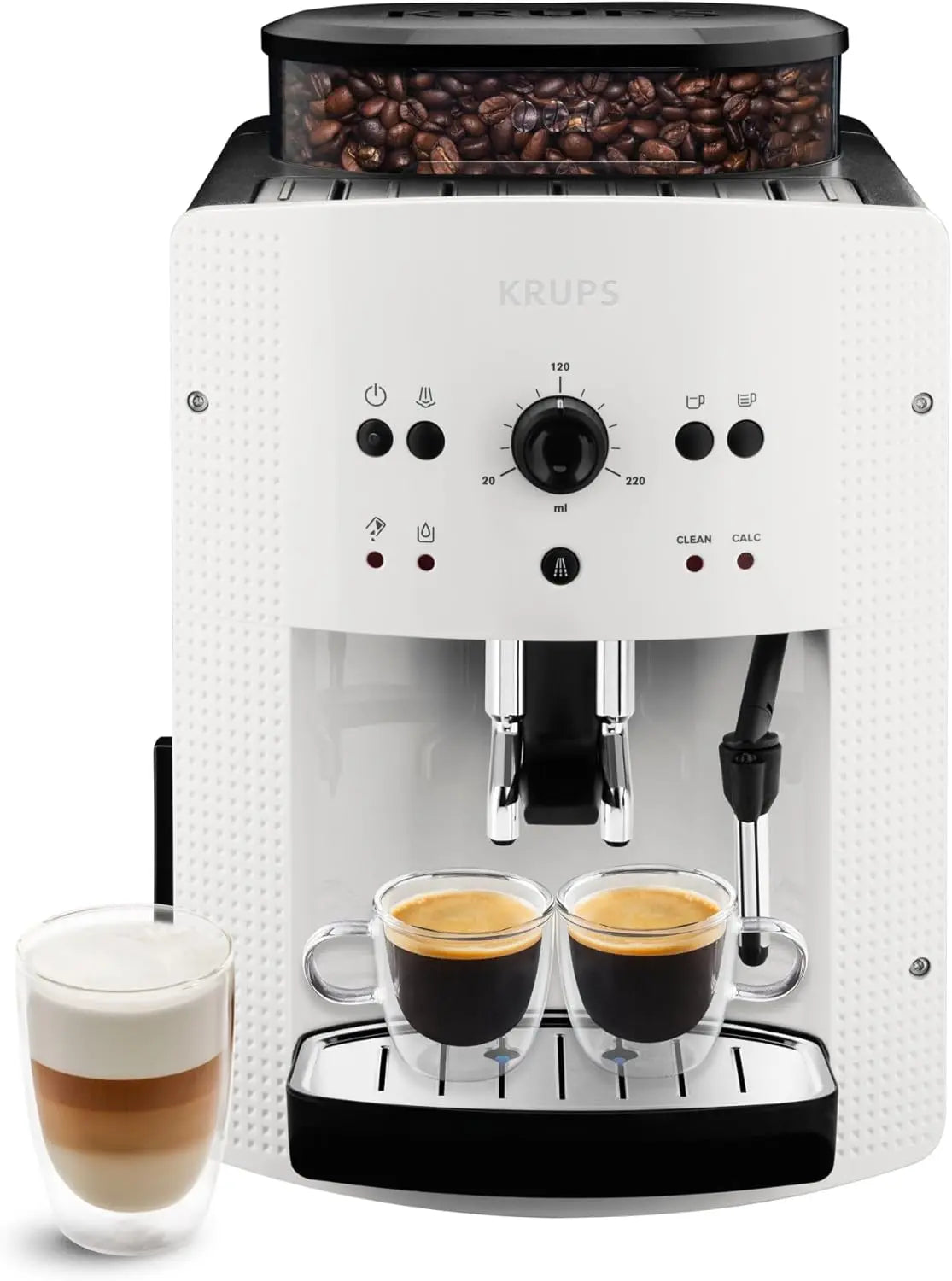 KRUPS machine à café, format compact, coloris blanc
