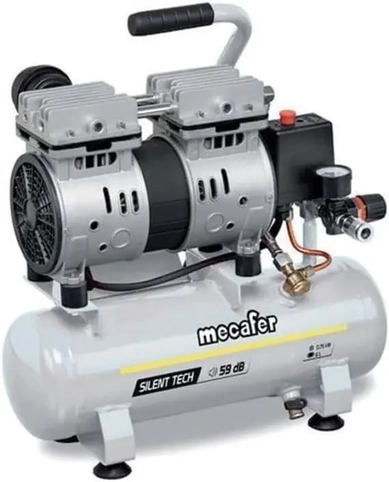 Mecafer compresseur d'air 75HP, capacité 6 L, à fonctionnement silencieux