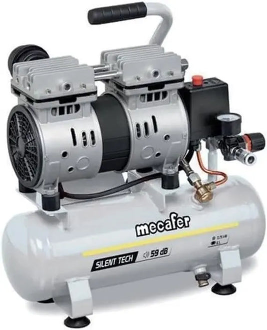 Mecafer compresseur d'air 75HP, capacité 6 L, à fonctionnement silencieux