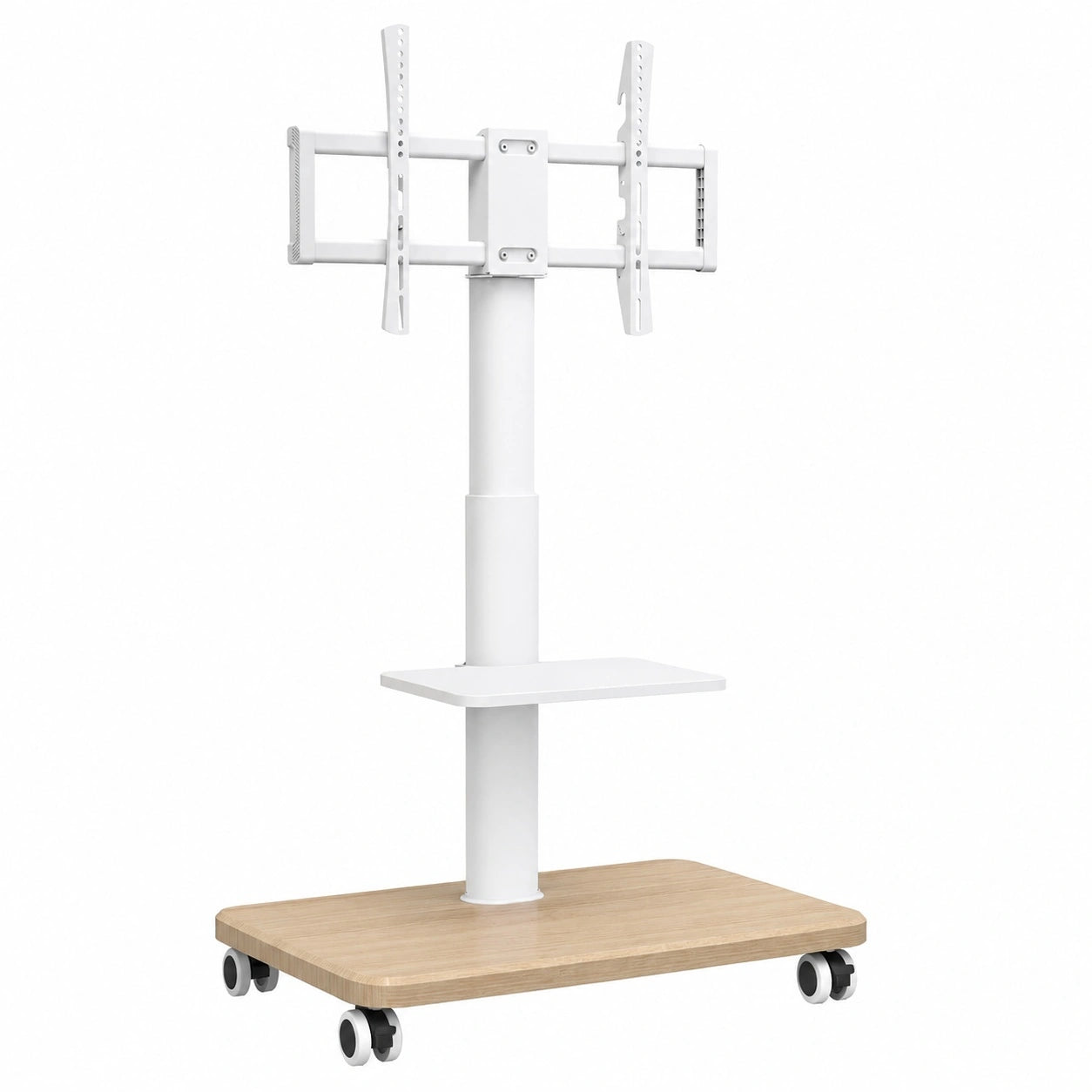 support-tv-sur-pied-avec-roulettes-pour-ecran-de-32-a-70-pouces-pivotant-a-60-et-hauteur-reglable-ymimb11450jy