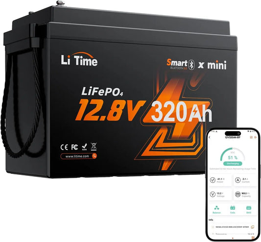 LiTime batterie rechargeable LiFePO4, format compact