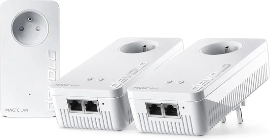 devolo téléviseur connecté, avec connexion Wi-Fi, coloris blanc