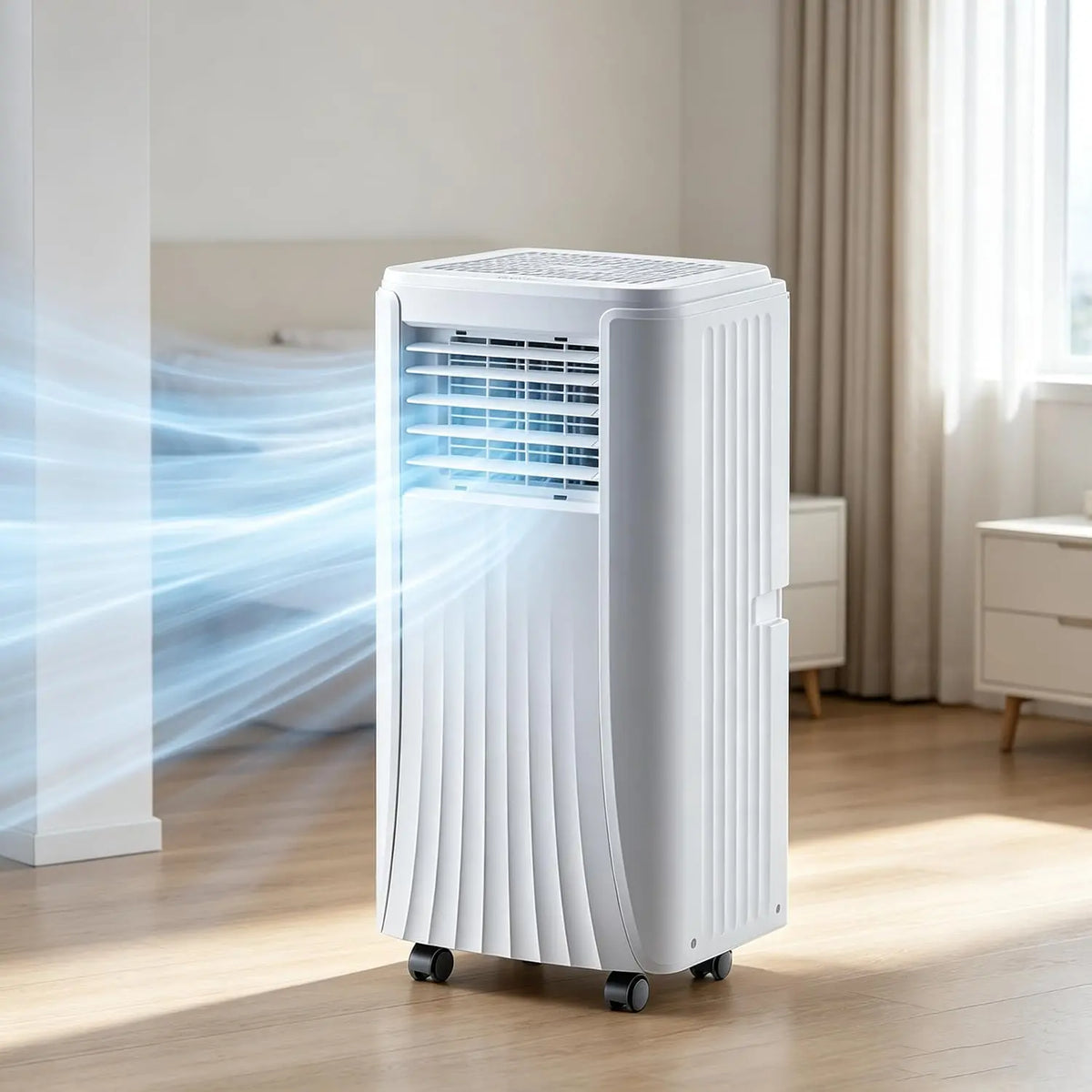 climatiseur, 12000 BTU, format compact, avec télécommande, avec minuterie