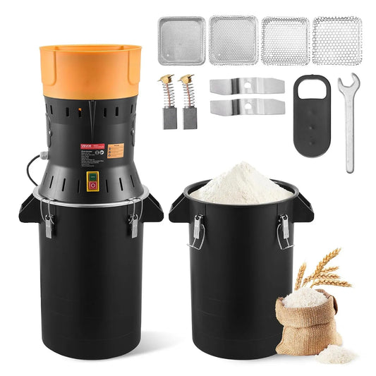 VEVOR moulin électrique, capacité 25 L, puissance 600 W