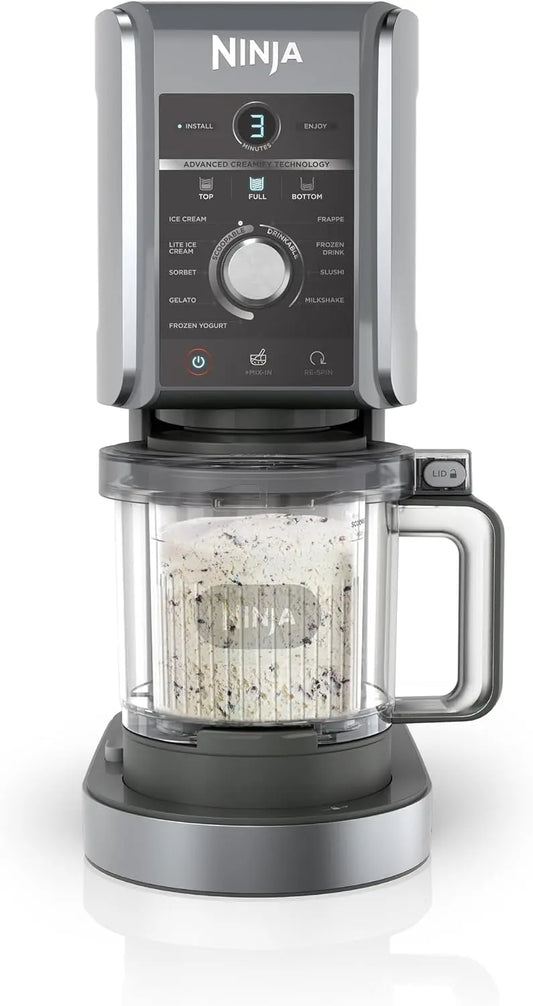 Ninja machine à glace NC502EU, pour préparer des glaces et desserts froids