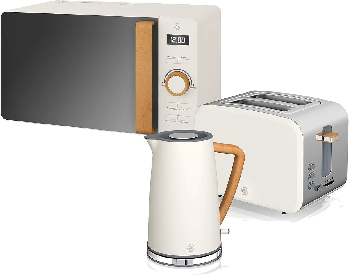 Swan four à micro-ondes, capacité 1,7 L, puissance 3000 W, coloris blanc