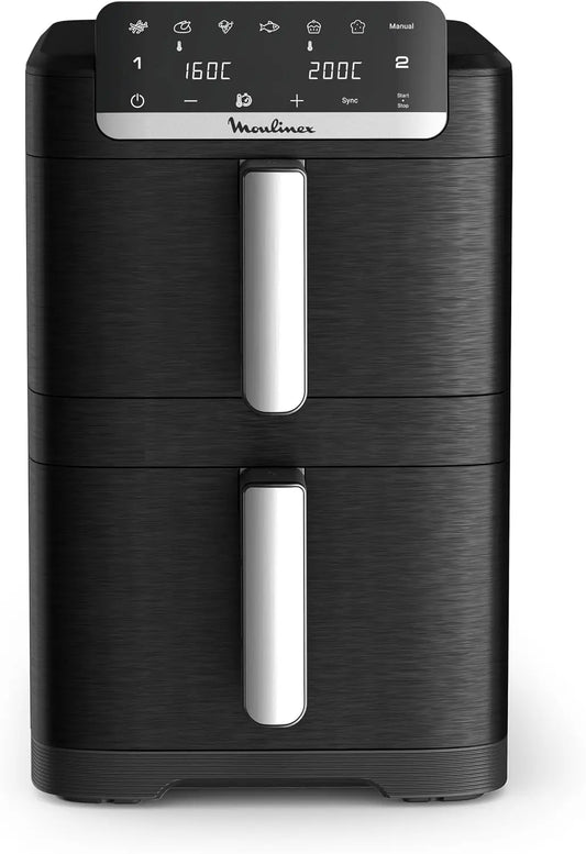 Moulinex friteuse à air chaud, capacité 10 L, coloris noir