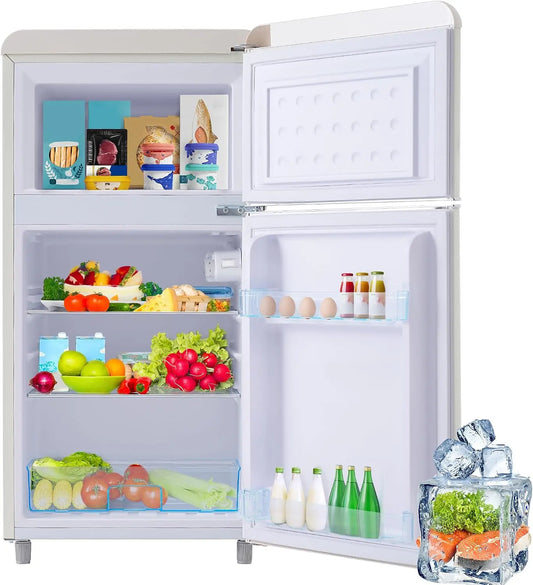 réfrigérateur combiné, capacité 72 L, format compact, coloris blanc