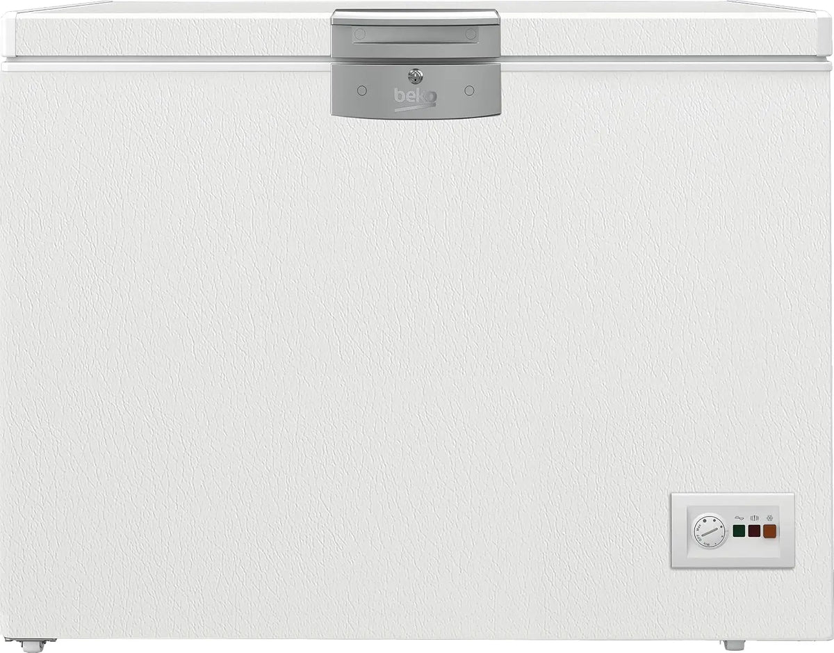 Beko congélateur HSM22340, capacité 230 L, coloris blanc