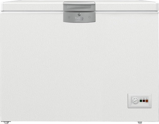 Beko congélateur HSM22340, capacité 230 L, coloris blanc
