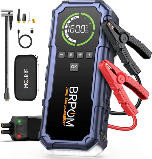 BRPOM batterie rechargeable 9000A, capacité 10 L, format compact